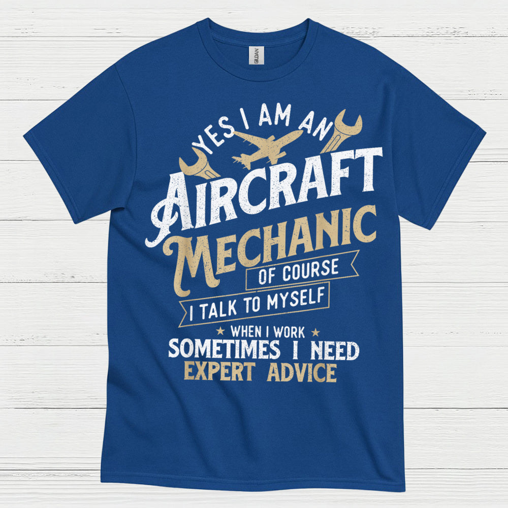 Funny Aircraft Mechanic Expert Advice T Shirt