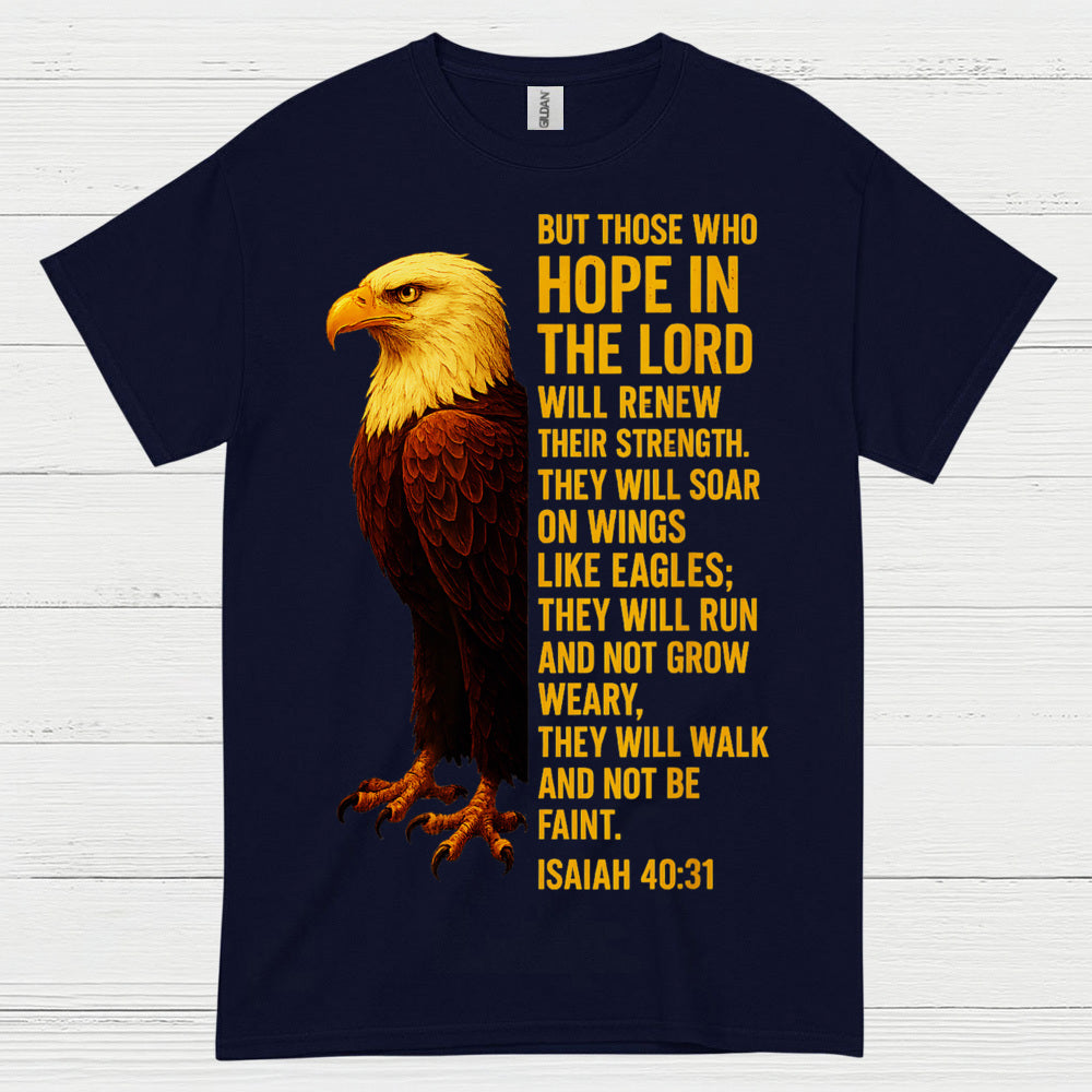 Hope In The Lord Christian Eagle Faith T Shirt