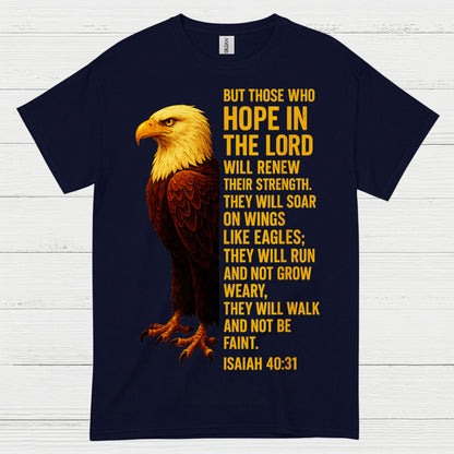 Hope In The Lord Christian Eagle Faith T Shirt