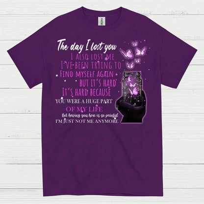 The Day I Lost You Memorial Butterfly T Shirt