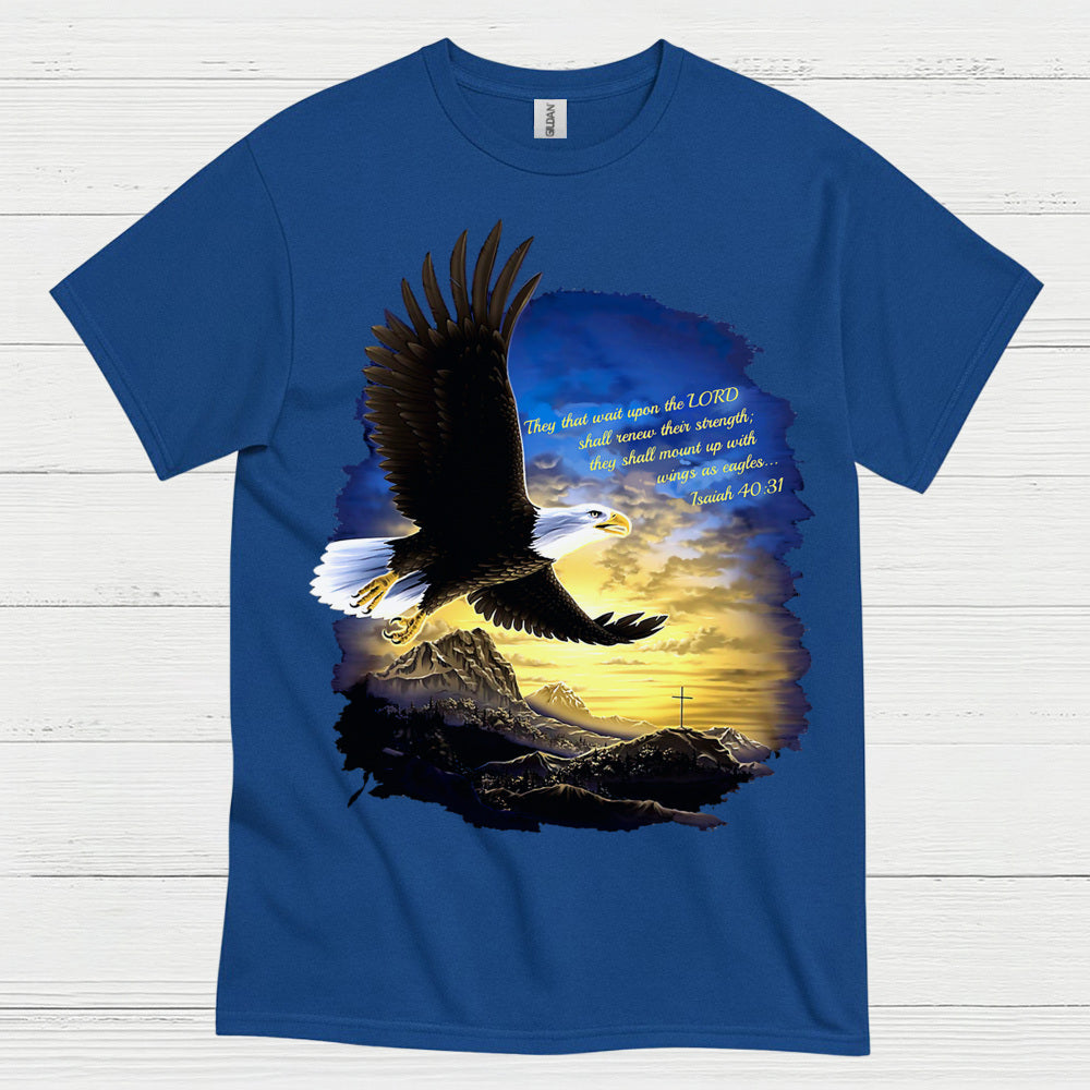 They That Wait Upon The Lord Eagle Faith T Shirt
