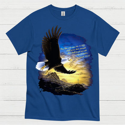 They That Wait Upon The Lord Eagle Faith T Shirt