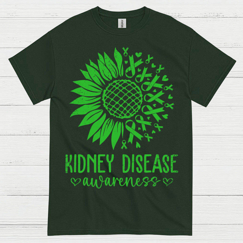 Kidney Disease Awareness Sunflower Hope T Shirt