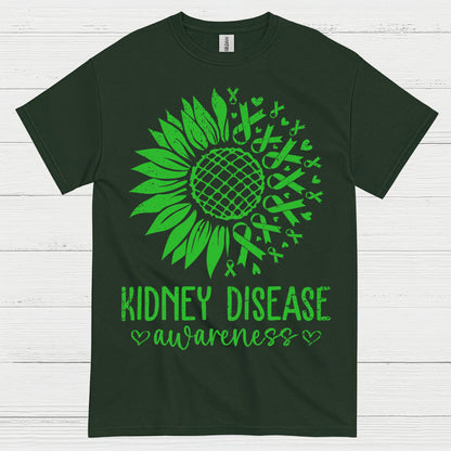 Kidney Disease Awareness Sunflower Hope T Shirt