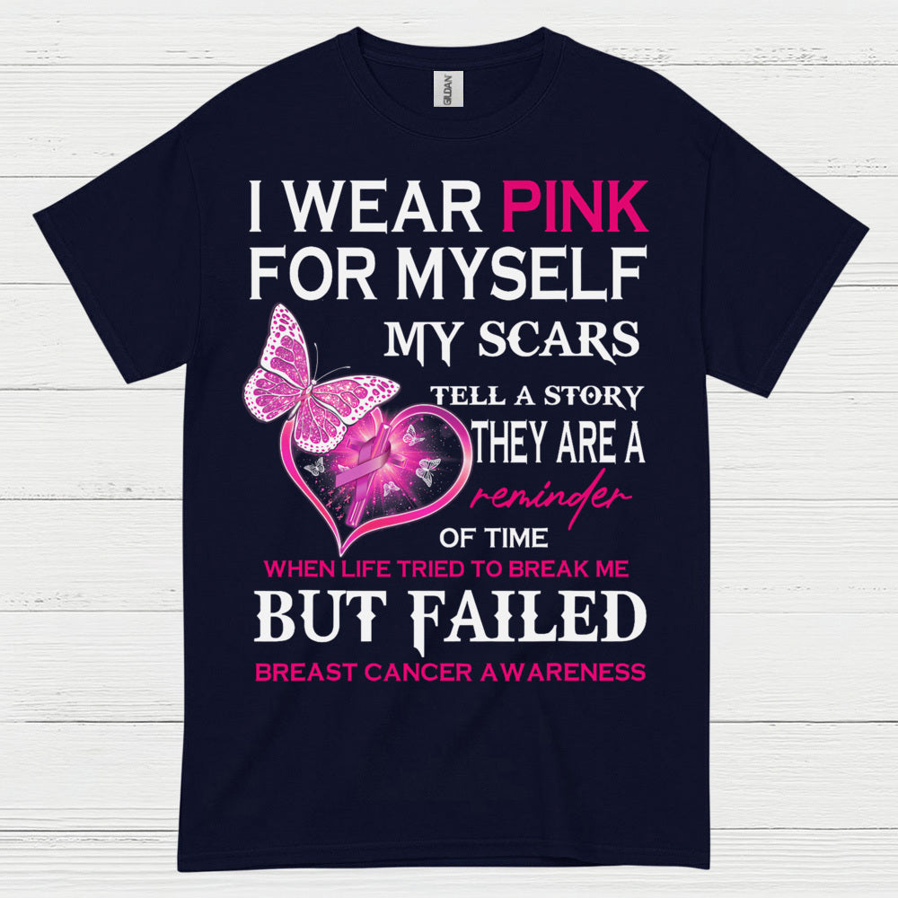 I Wear Pink Breast Cancer Survivor T Shirt