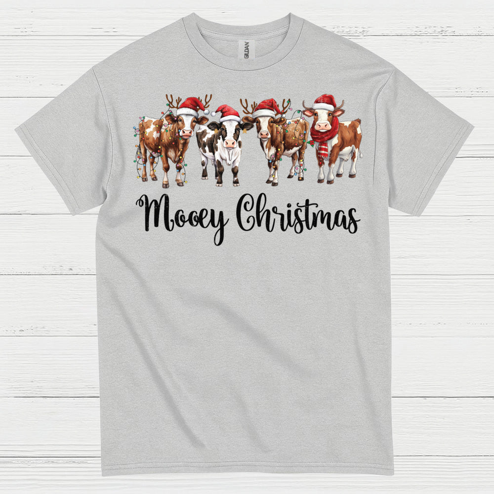 Mooey Christmas Cow T Shirt