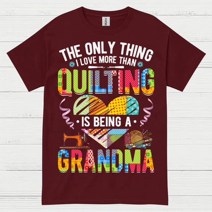 Quilting Grandma Love T Shirt
