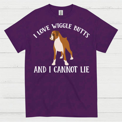 Wiggle Butt Boxer Lover T Shirt