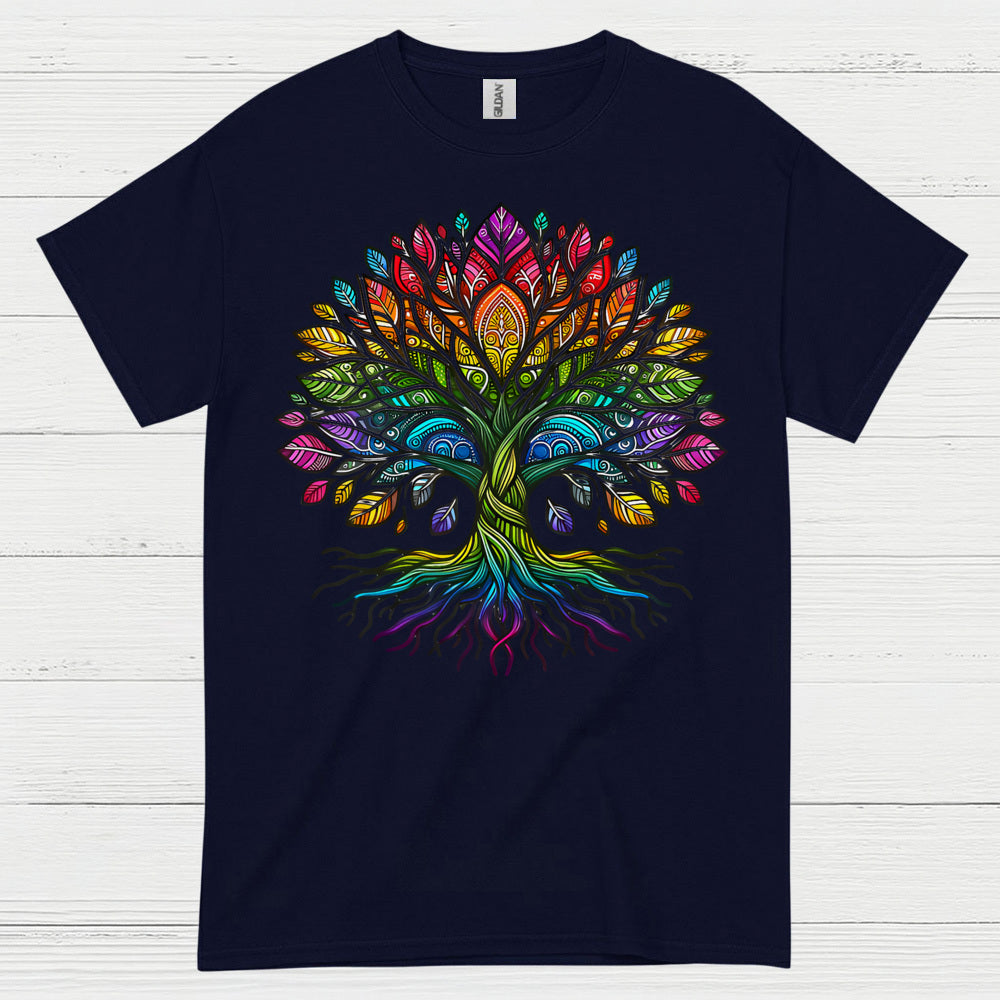 Colorful Tree Of Life Pride T Shirt