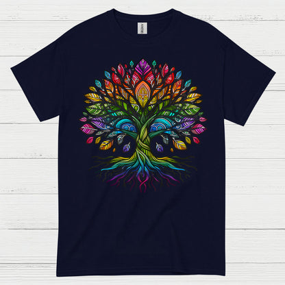 Colorful Tree Of Life Pride T Shirt