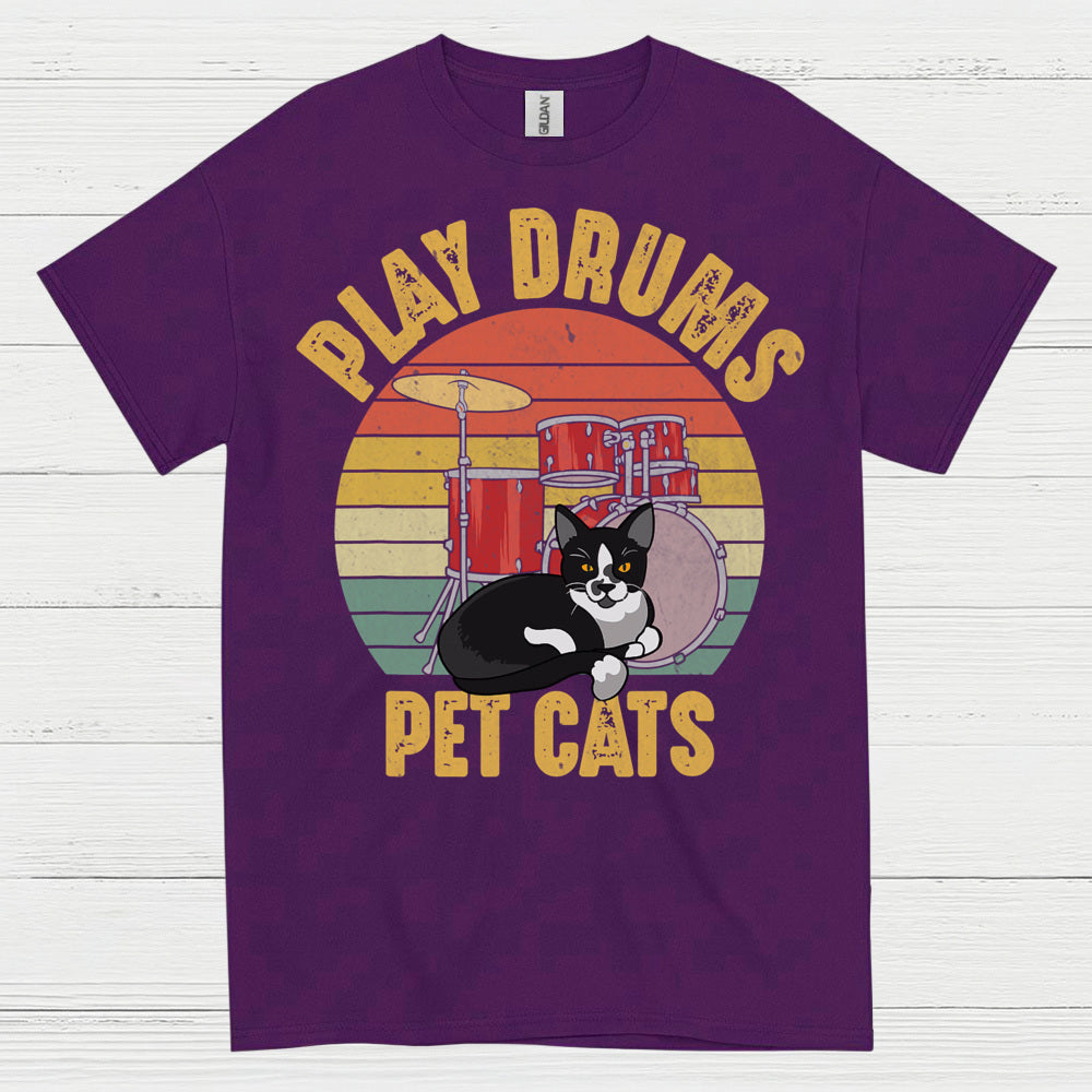 Cat Petter Drummer T Shirt
