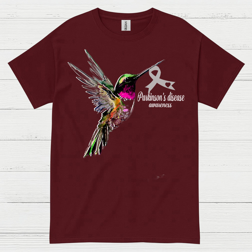Parkinsons Awareness Hummingbird Hope T Shirt