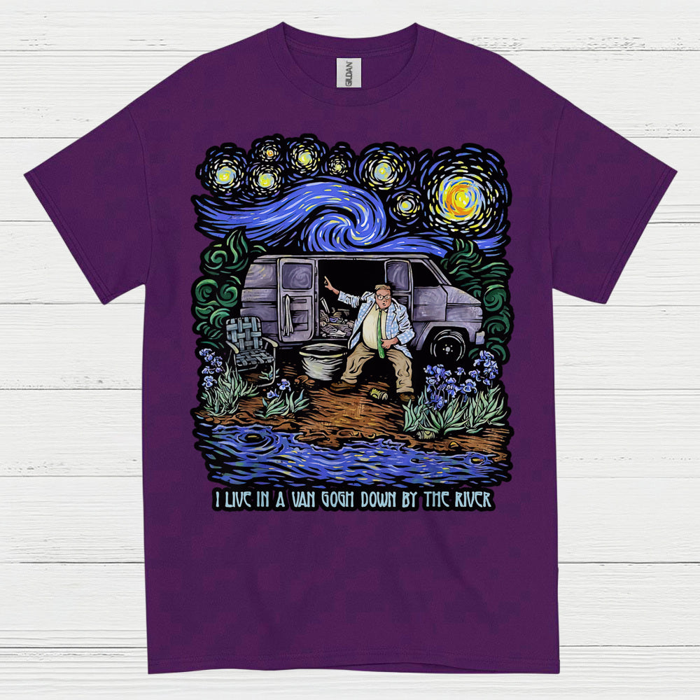 Van Life Humor Art T Shirt