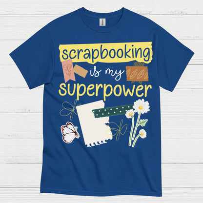 Scrapbooking Superpower Craft Lover T Shirt