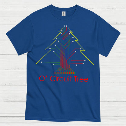 Circuit Tree Christmas T Shirt