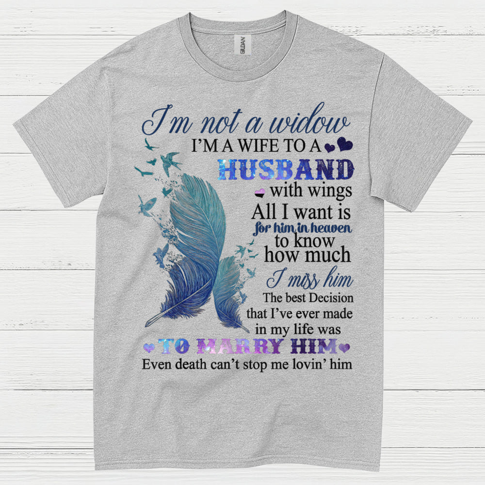 Forever His Wife With Wings In Heaven T Shirt