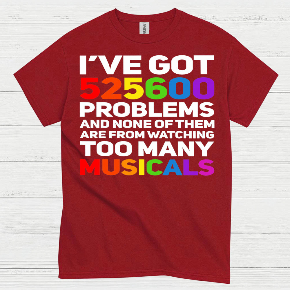I’ve Got 525600 Problems Musical T Shirt