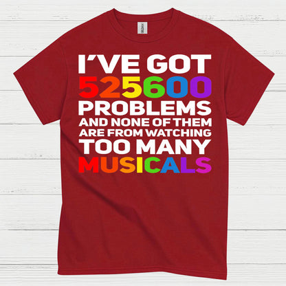 I’ve Got 525600 Problems Musical T Shirt