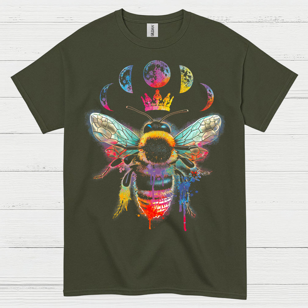 Cosmic Queen Bee Art T Shirt