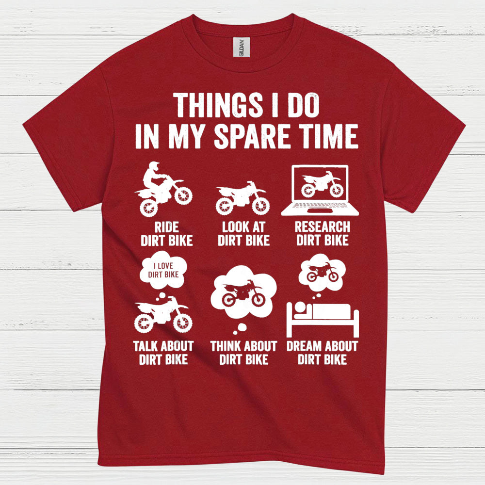 Funny Dirt Bike Lifestyle Graphic T Shirt