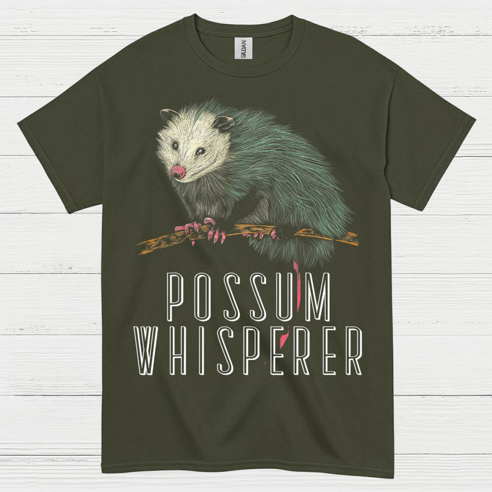 Possum Whisperer Wildlife Humor T Shirt