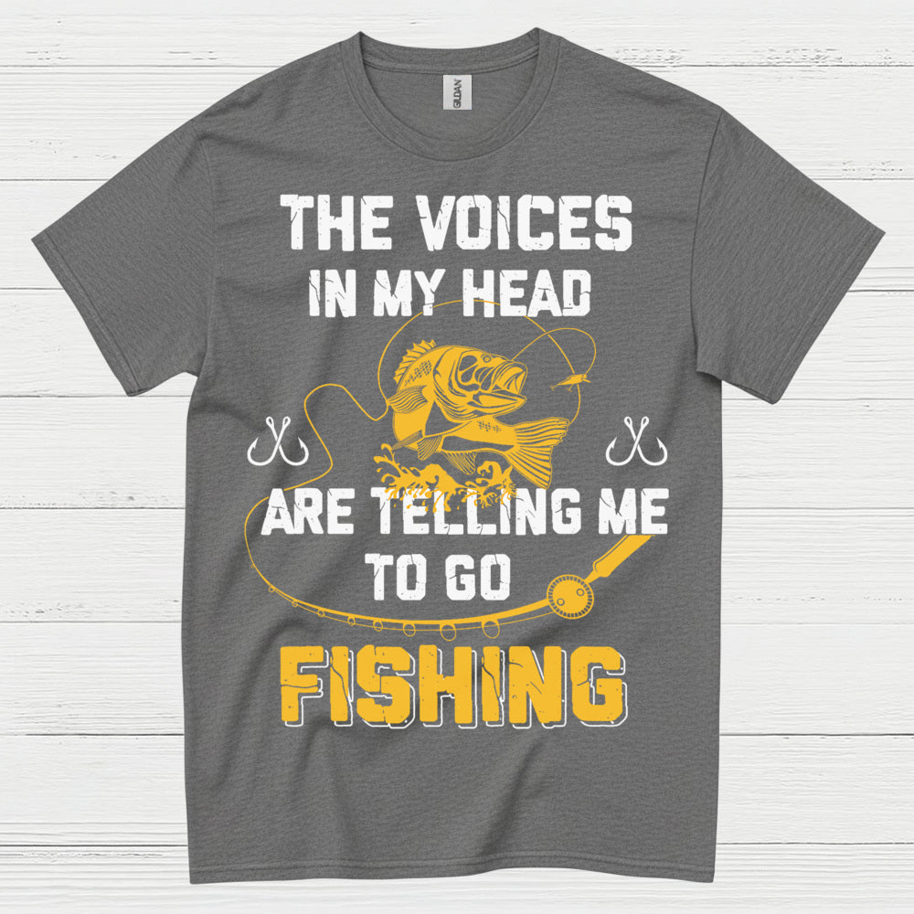 Voices In My Head Fishing T Shirt