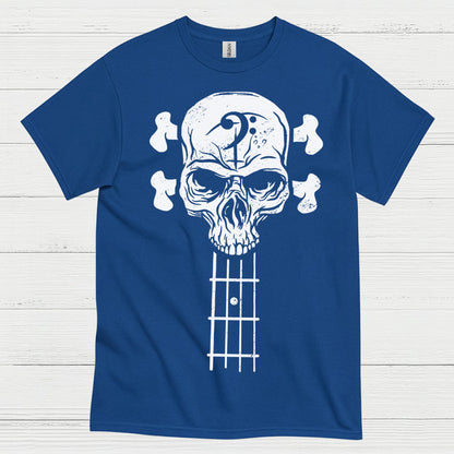 Bass Skull Guitar T Shirt