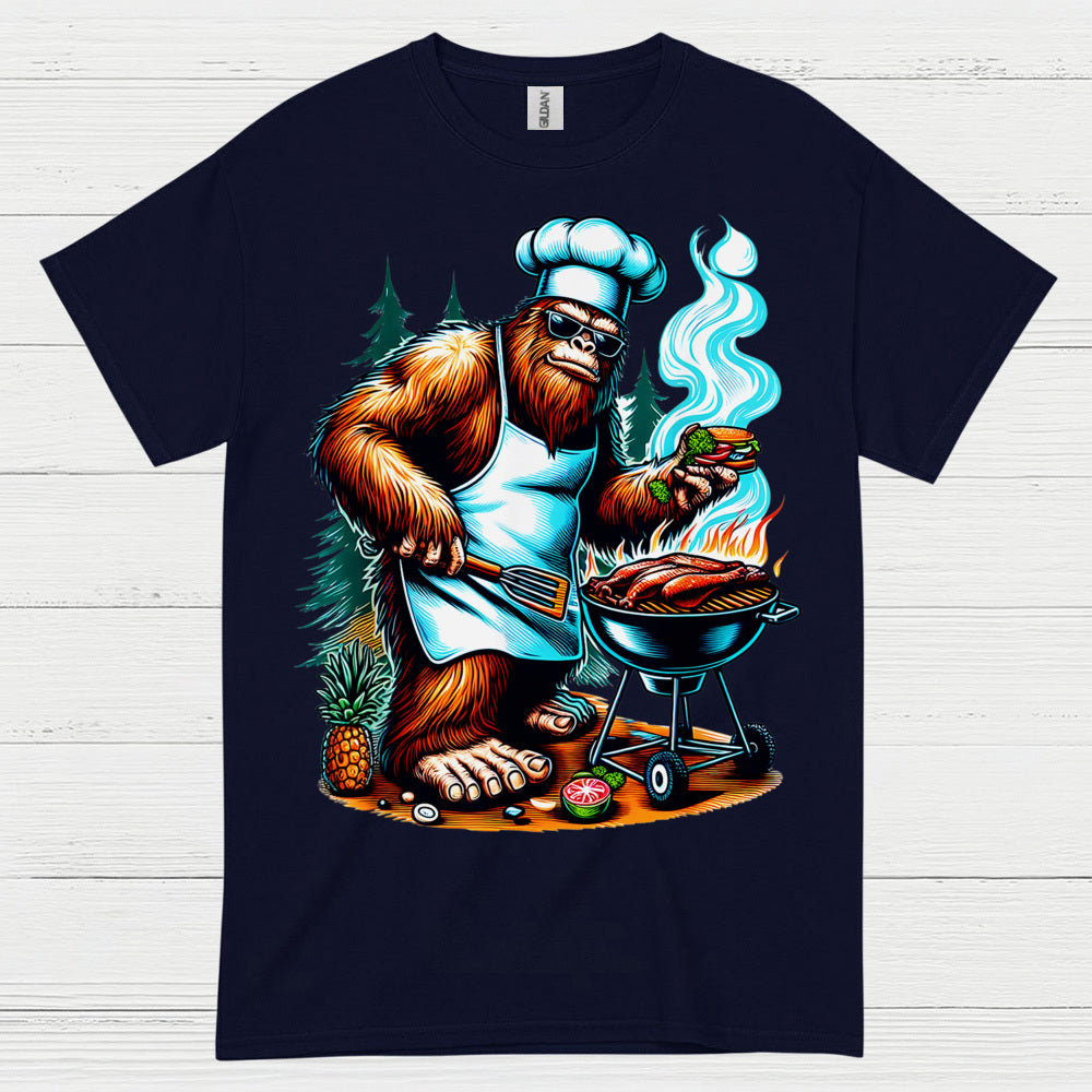 Bigfoot BBQ Grilling T Shirt