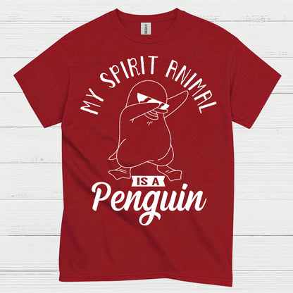 My Spirit Animal Is A Penguin Quote T Shirt