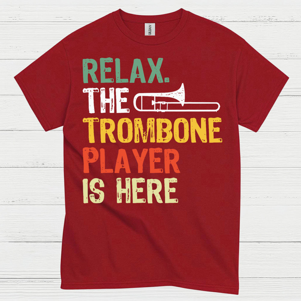 Relax Trombone Player Funny T Shirt