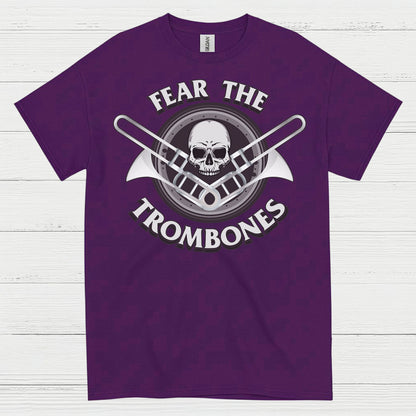 Fear The Trombones Skull T Shirt