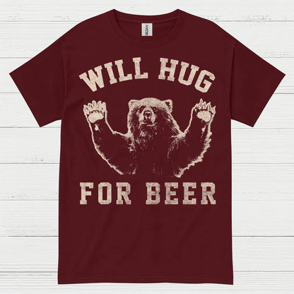 Will Hug For Beer T Shirt