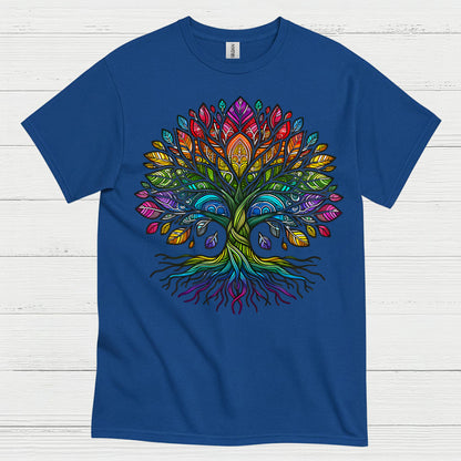 Colorful Tree Of Life Pride T Shirt