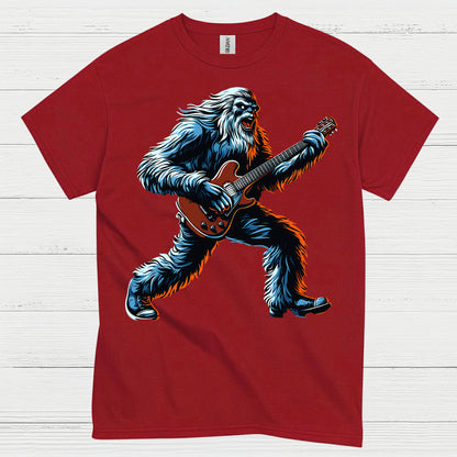 Rock Guitar Bigfoot T Shirt