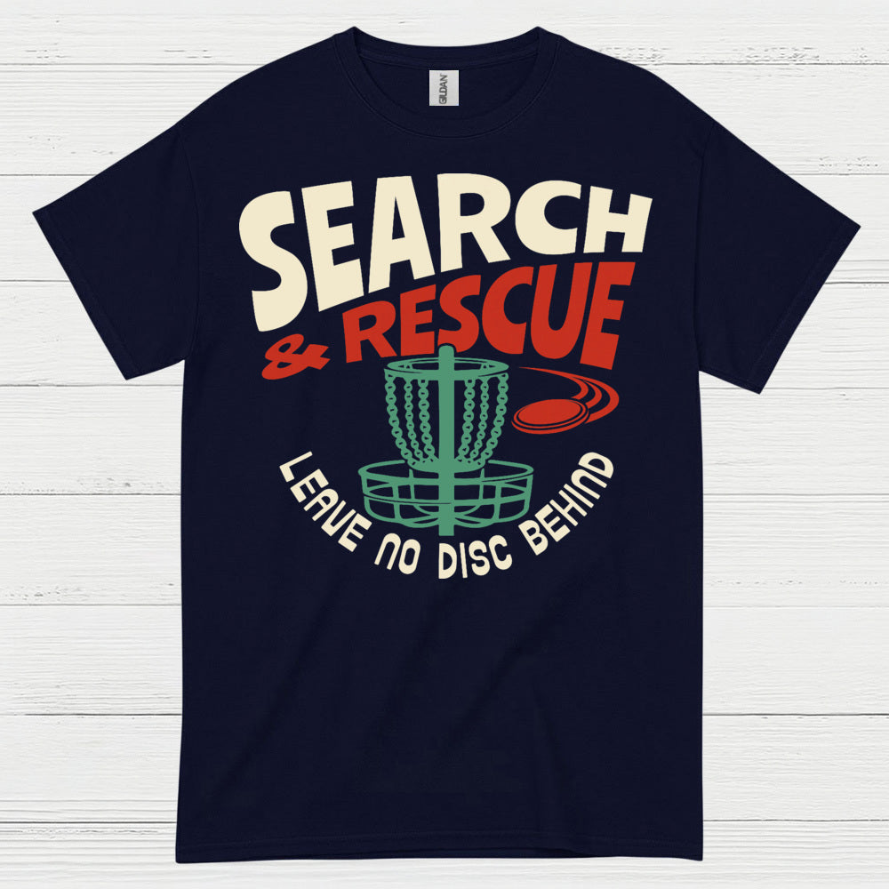 Search And Rescue Disc Golf T Shirt