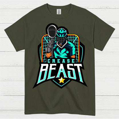 Crease Beast Lacrosse Goalie T Shirt