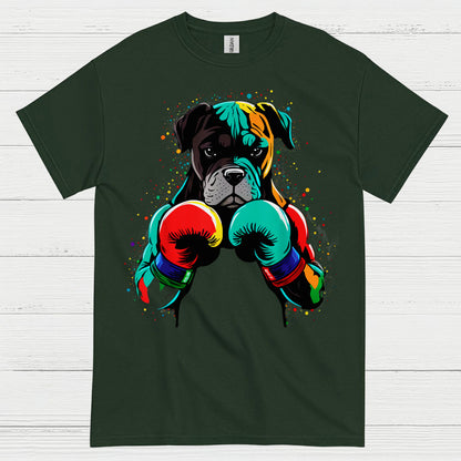 Boxer Boxing Gloves Art T Shirt
