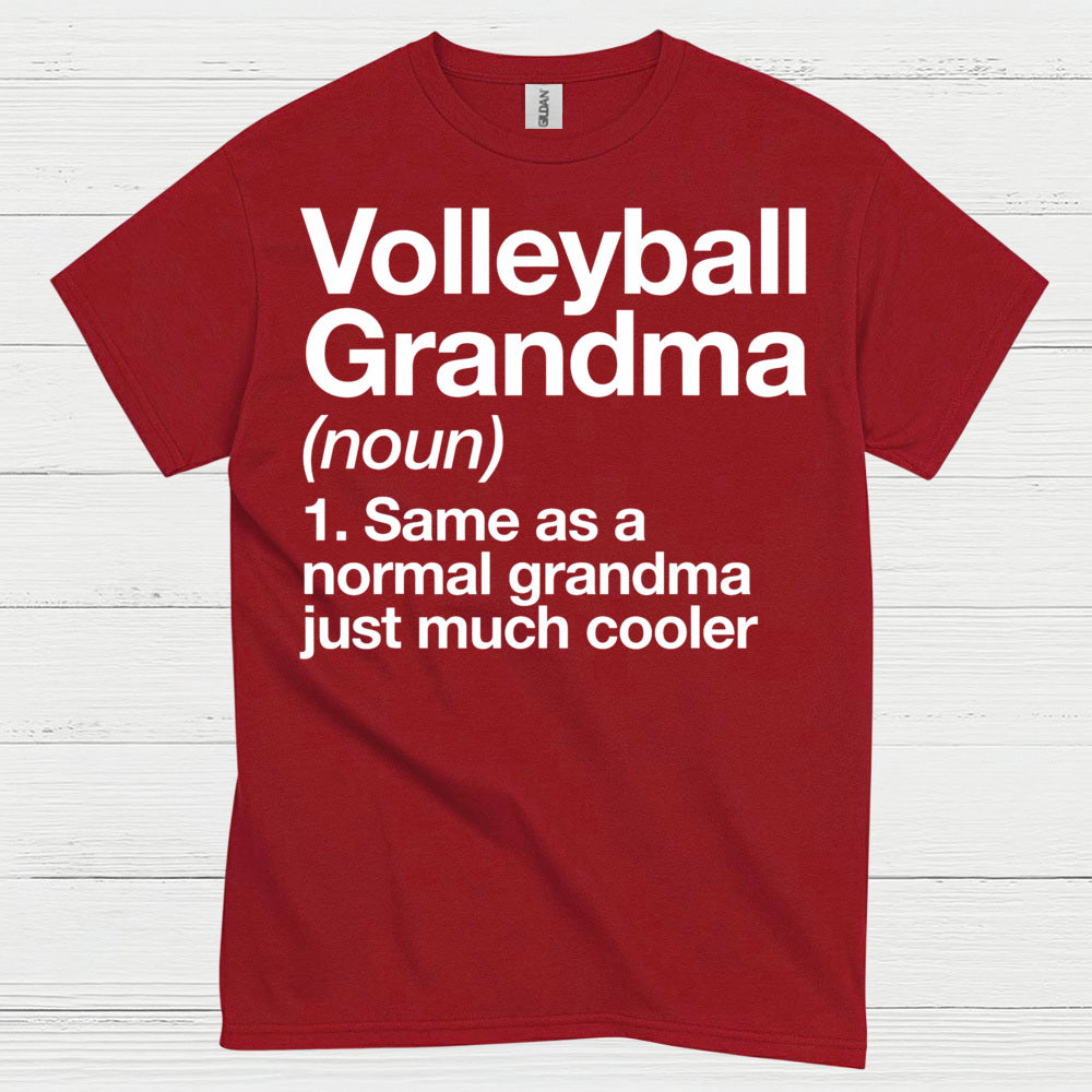 Volleyball Grandma Definition T Shirt