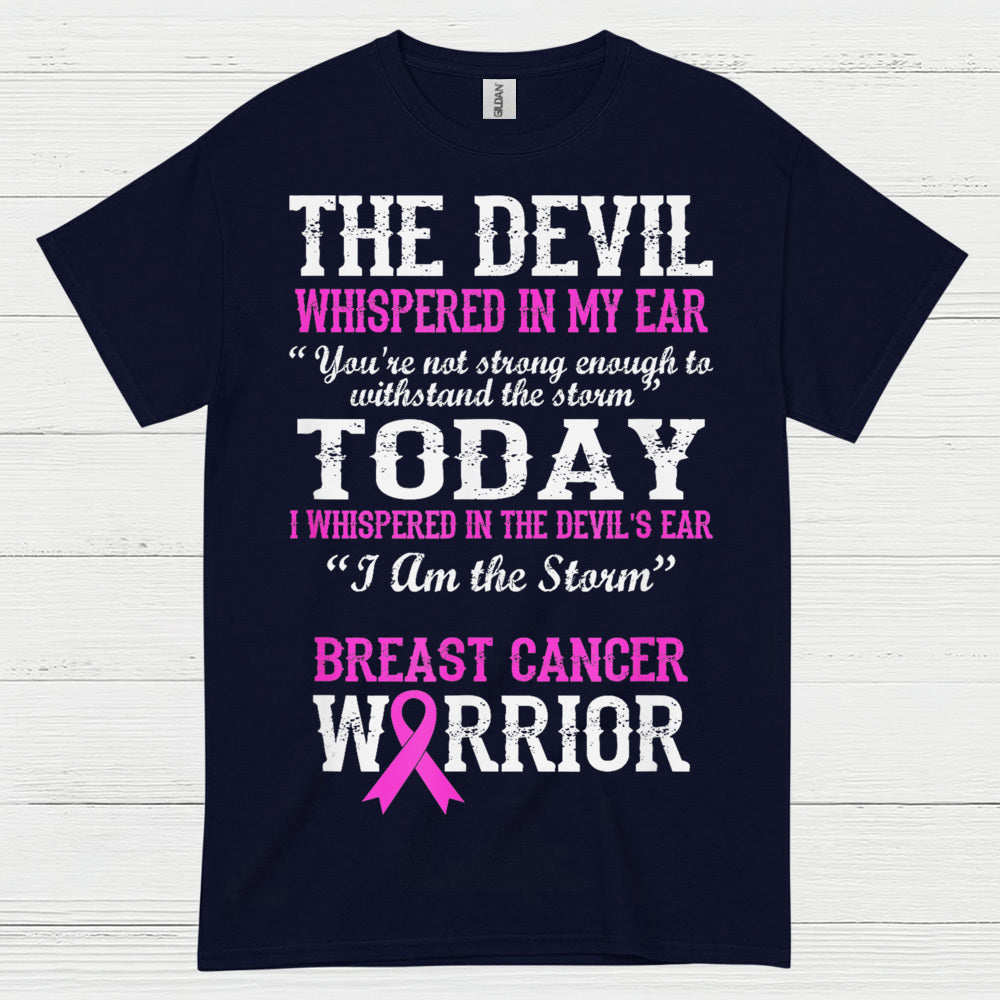 Breast Cancer Warrior I Am The Storm T Shirt