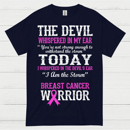 Breast Cancer Warrior I Am The Storm T Shirt