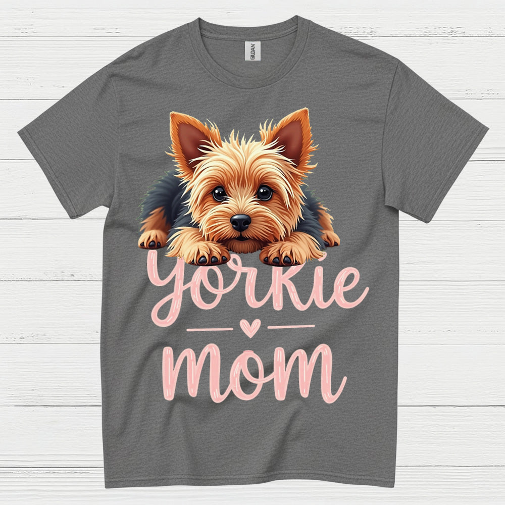 Yorkie Mom Cute Dog Lover T Shirt