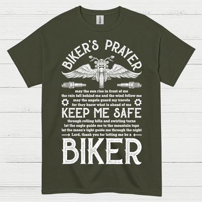 Biker’s Prayer Keep Me Safe T Shirt