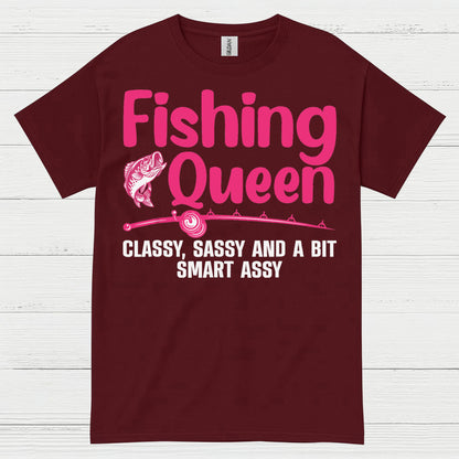Fishing Queen Funny T Shirt
