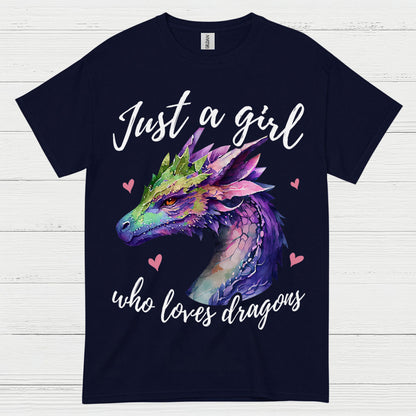 Dragon Lover Girl T Shirt