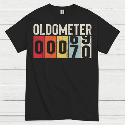 Oldometer 70 Funny Birthday T Shirt