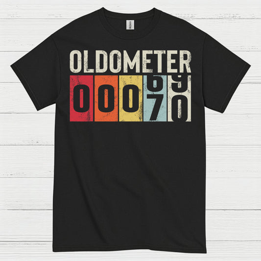 Oldometer 70 Funny Birthday T Shirt