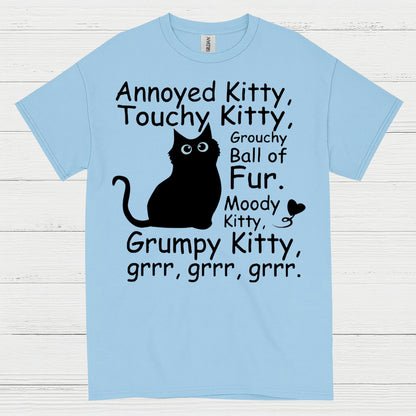 Grumpy Kitty Cat Humor T Shirt