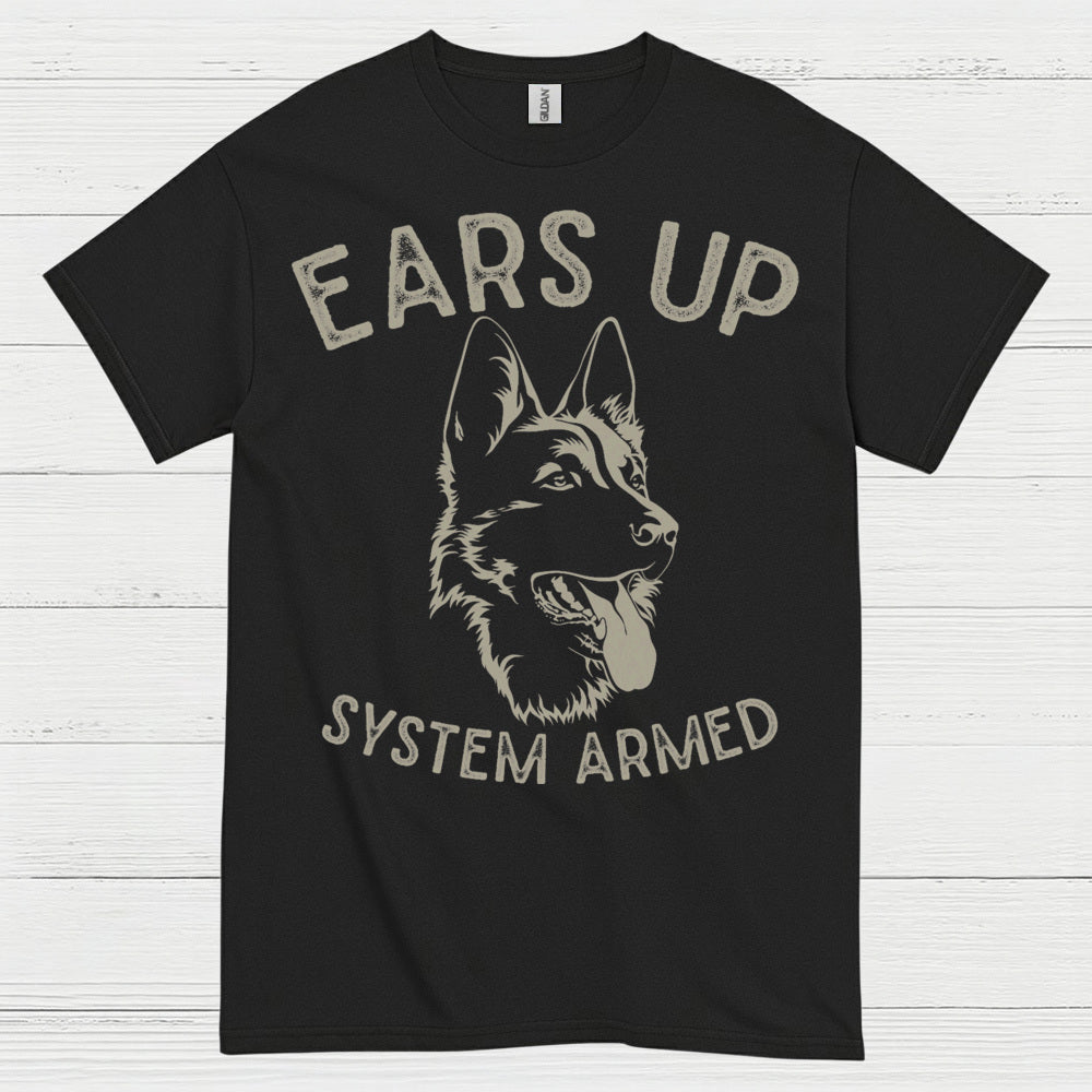 German Shepherd Alert Loyalty Guard Dog T Shirt