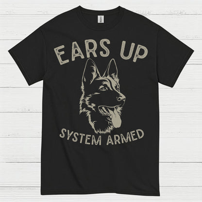 German Shepherd Alert Loyalty Guard Dog T Shirt