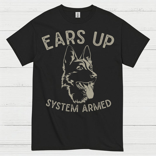 German Shepherd Alert Loyalty Guard Dog T Shirt